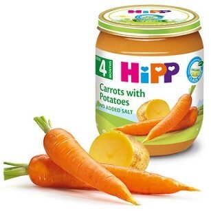 Hipp mashed carrots with potatoes 125 gr