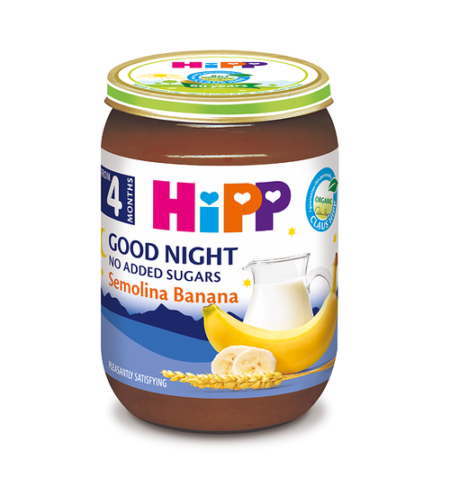 Hipp Good Night молочная банан печенье 190 гр
