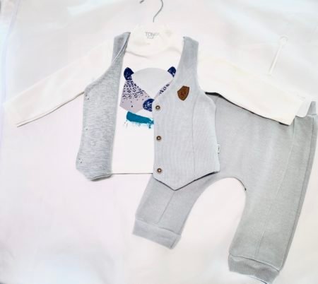 Tongs baby 2354 Suit 3-piece (vest, panties and blouse)