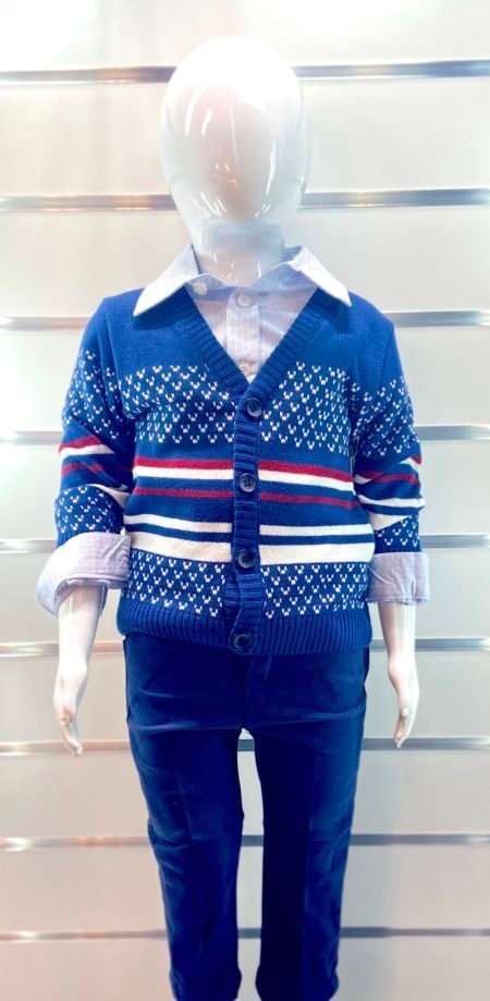 Cool Exclusive 20216 Suits 3-piece  (sweater, pants with a belt and a shirt)