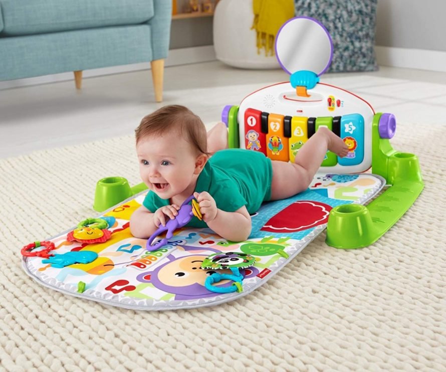 İnkişaf Merkezi Fisher Price Delüxe Piyanolu Jimnastik  Türkçe oyun aktiv uşaq mərkəzi oyuncağı