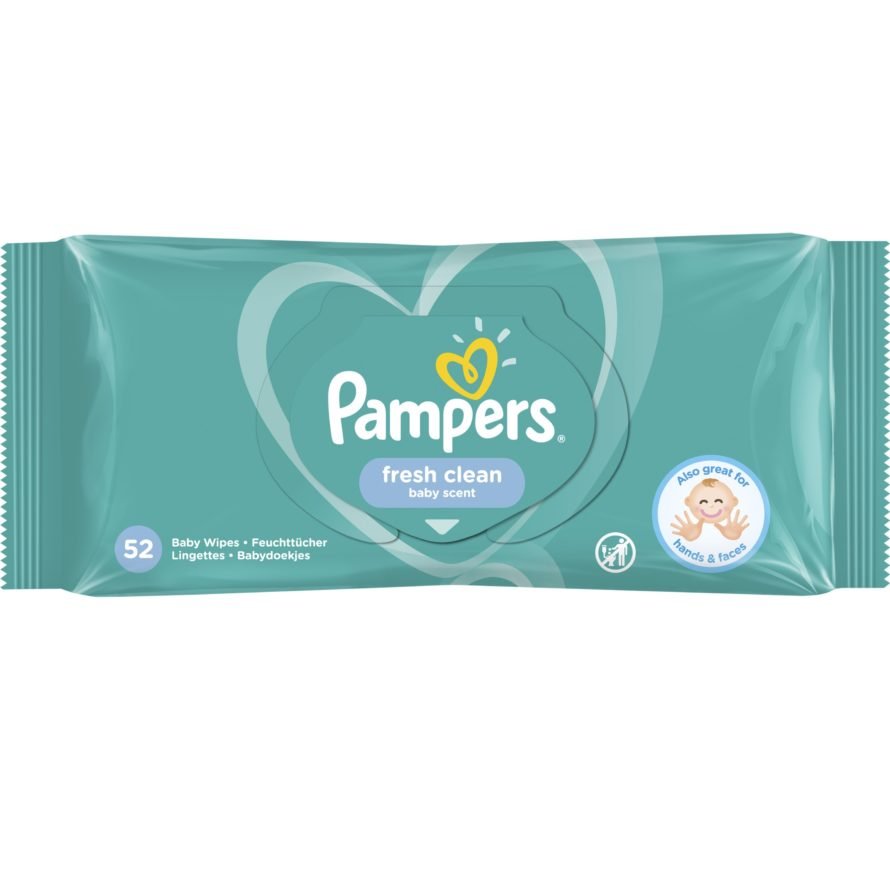 Влажные салфетки Pampers Fresh Clean, детские, 52 шт