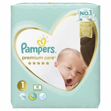 Подгузники Pampers (Памперс) Premium Care 1  (2-5 кг) 78 шт.