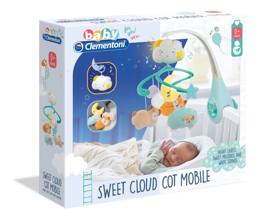 Baby Clementoni  Sweet cloud cot usaq beşik üçün mobil