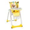 Chicco Стульчик для кормления Polly 2 Start, 4-х колесный желтый