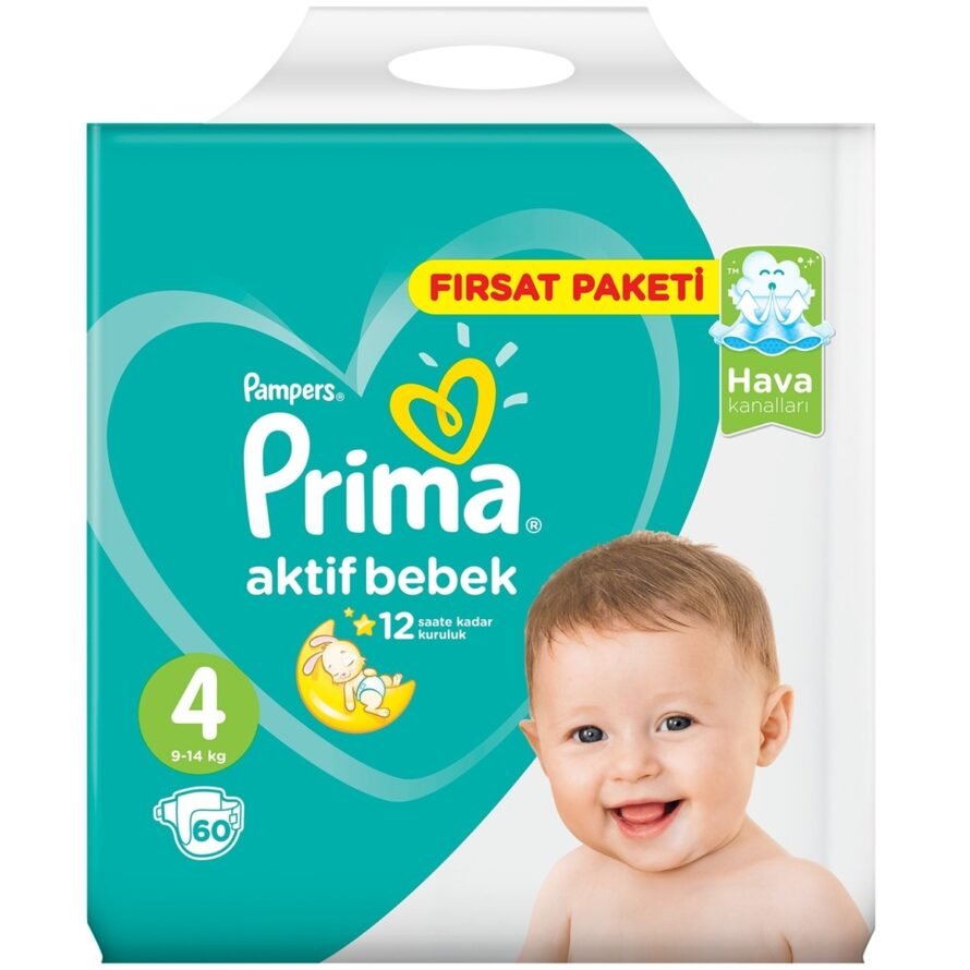 Diaper Prima 4 (9-14 kg) 60 pcs.