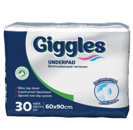 Giggles Premium пеленка 60×90 см 30 шт.