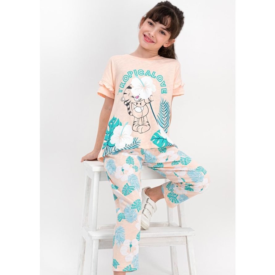 RolyPoly Tropical Love pajamas for girls RP1784