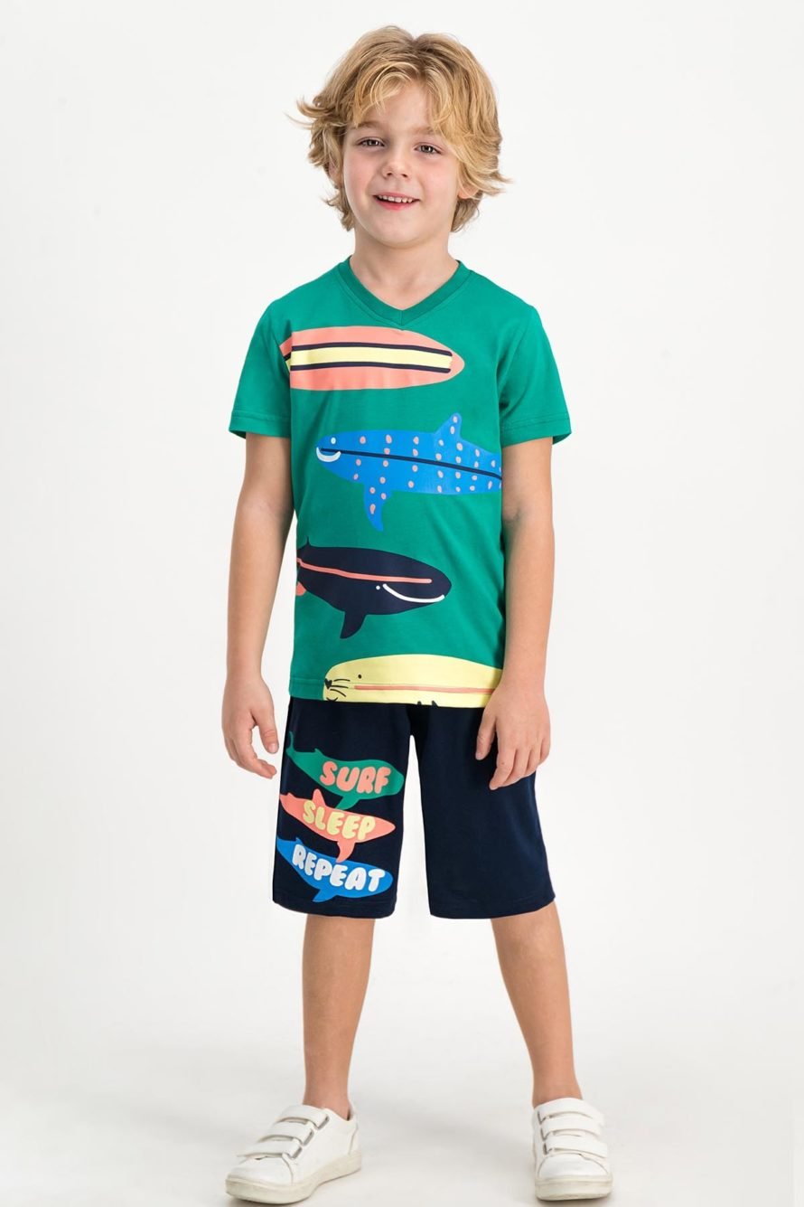 RolyPoly Sharks Surf oğlanlar üçün pijama RP1692