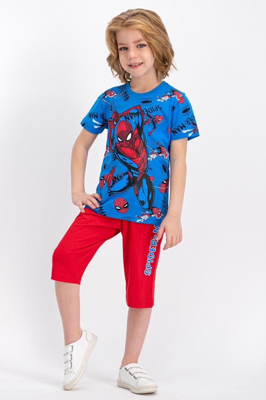 RolyPoly Spider Man oğlanlar üçün pijama D4341