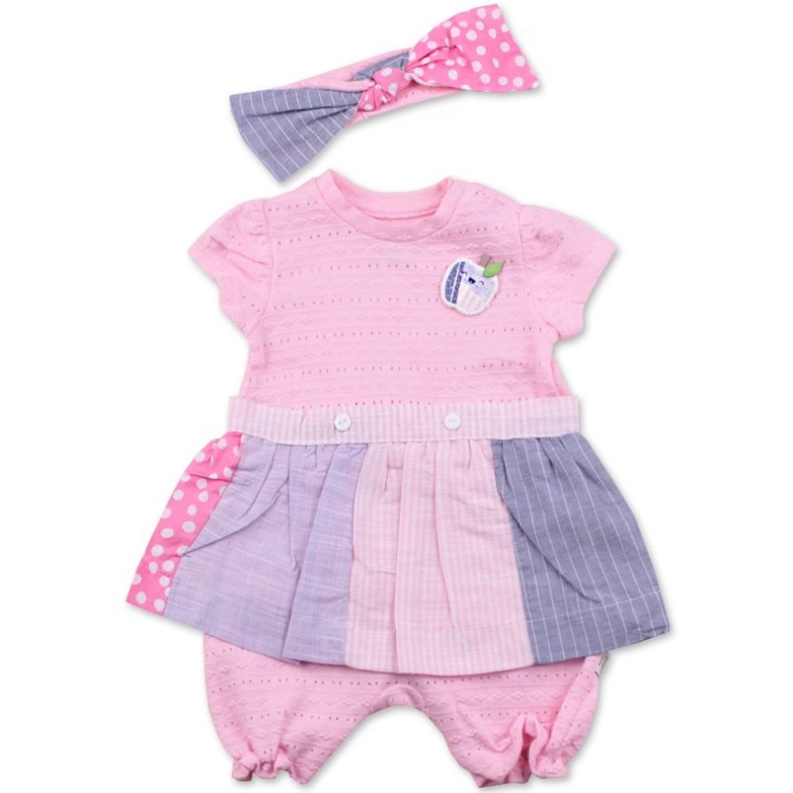 Tongs baby 2531 patchwork apple  jumpsuit