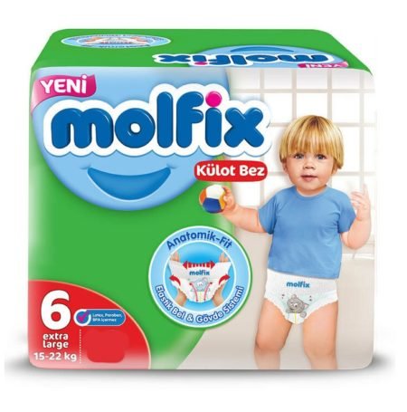 Подгузники-трусики Molfix 6 (15-22 кг), 26 шт