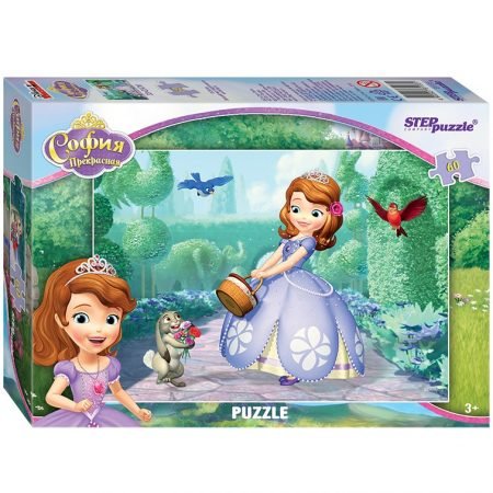 Step Puzzle “Princess Sofia”, 60 element (33х23 sm)