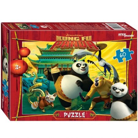 Step Puzzle “Kung Fu Panda”, 60 element (33х23 sm)