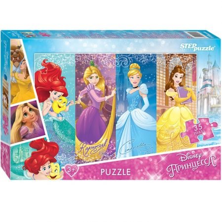 Step Puzzle “Princesses”, 35 element (68×48 sm)