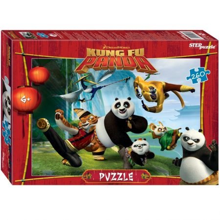 Step Puzzle “Kung Fu Panda”, 260 element (34,5×24 sm)