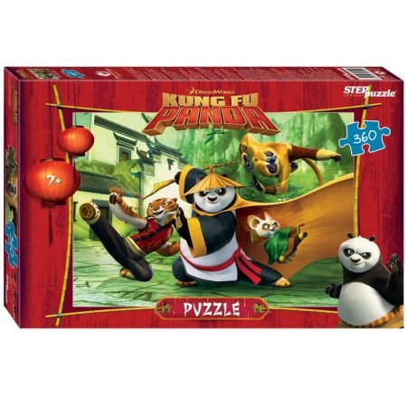 Step Puzzle “Kung Fu Panda”, 360 element (50×34,5 sm)