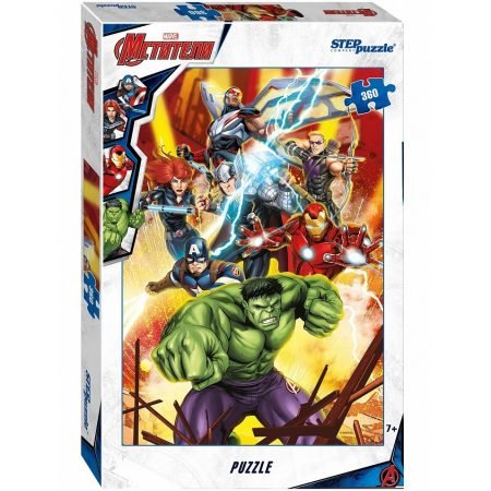 Step Puzzle “The Avengers”, 360 element (50×34,5 sm)