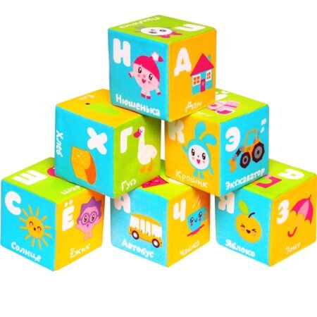 Toy Myakishi “BabyRiki Alphabet”, 6 pieces, size 200x300x100 mm