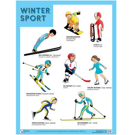 Плакат Мозаика-Синтез Winter Sport