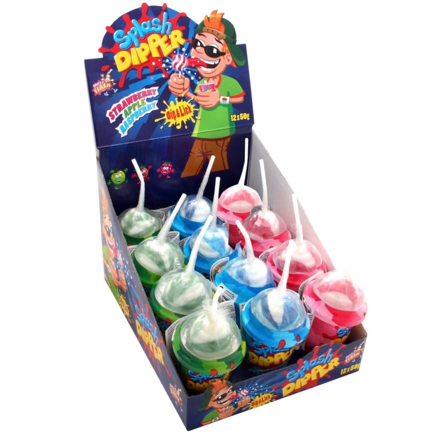 Gunz Fizzy-dip lollipops 50 g
