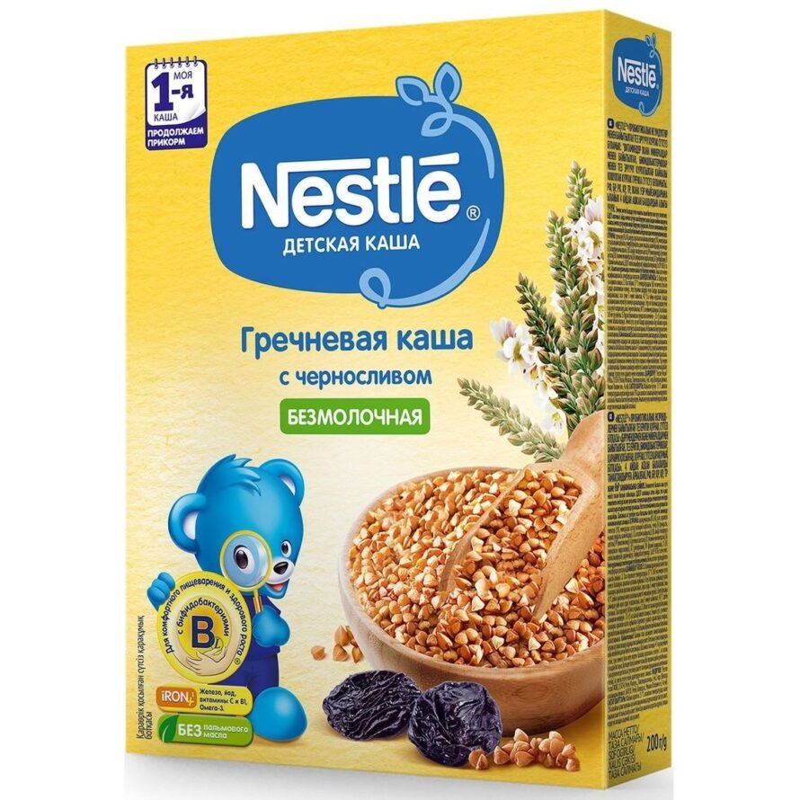 Nestle dairy-free buckwheat porridge with prunes from 4 months 200 g