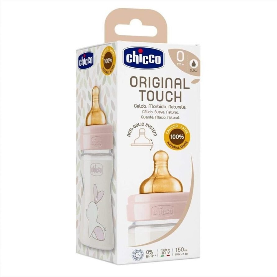 Chicco Original Touch Бутылочка пластиковая 150 мл, 0м+