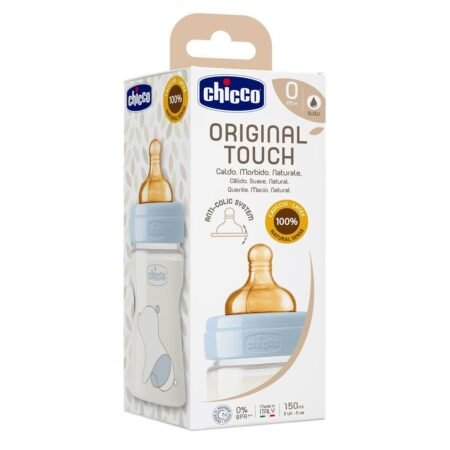 Chicco Original Touch Бутылочка пластиковая 150 мл, 0м+