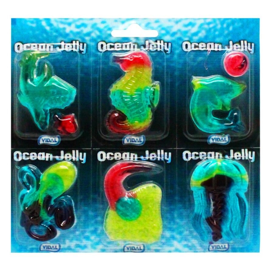 Gunz Ocean Jelly fruit gum sea animals 11 g