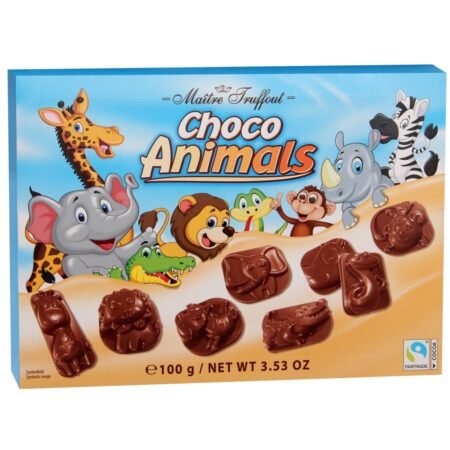 Gunz Maitre Truffout Milk Chocolate Choco Animals 100 g