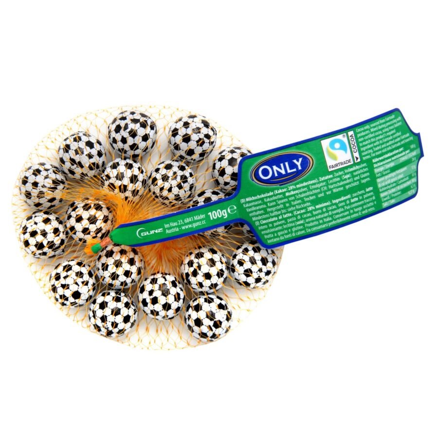 Gunz Soccerballs milk chocolate 100 g