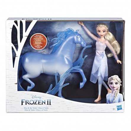 Hasbro Disney Frozen II Elsa Fashion Doll and Nokk