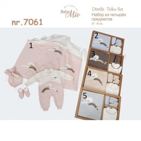 Baby Mio 7061 Комплект Для Новорождённых из 4 предметов (0-6 месяцев)
