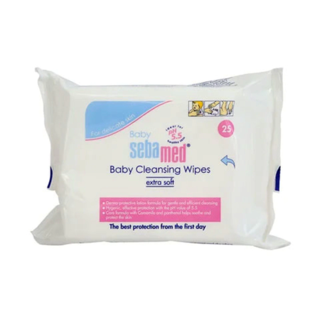 Uşaq nəm salfetləri Sebamed Extra Soft Baby