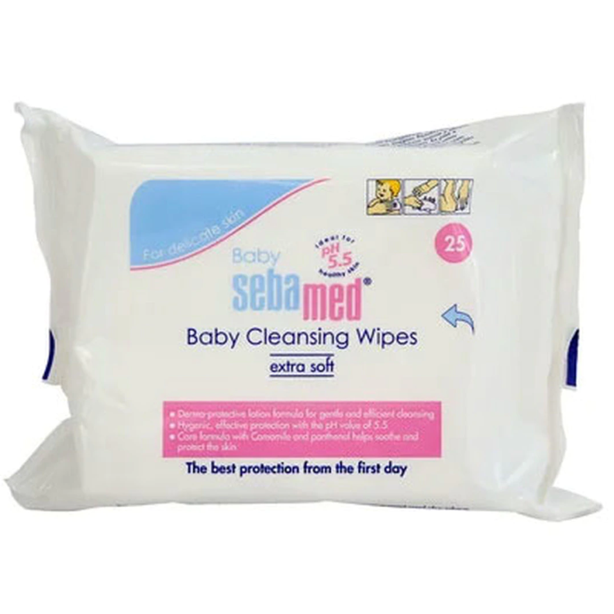 Детские влажные салфетки Sebamed Extra Soft Baby