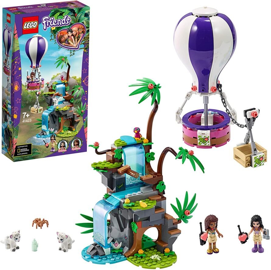 Lego Friends 41423 Джунгли: спасение тигра на воздушном шаре