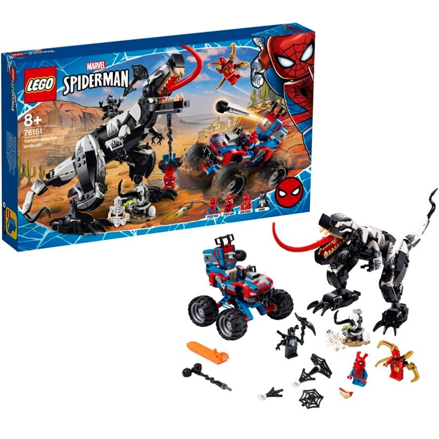 Lego Marvel Super Heroes 76151 Человек-Паук: Засада на веномозавра