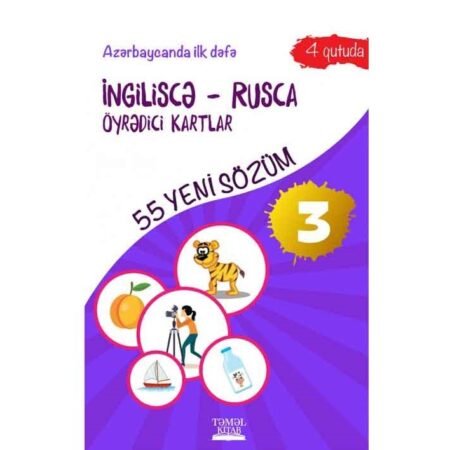 İngiliscə Rusca Öyrədici Kartlar 3