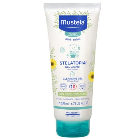 Mustela Stelatopia Очищающий гель 200  мл