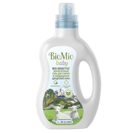 BioMio Gel and conditioner for washing baby clothes 1000 мл