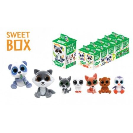 Sweet Box «Зверята с кристальными глазами» Мармелад с игрушкой, 10 г