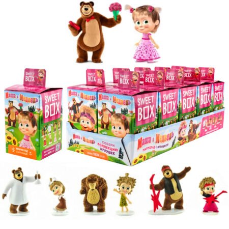 Sweet Box «Маша и медведь» Surprise Мармелад с игрушкой, 10 г