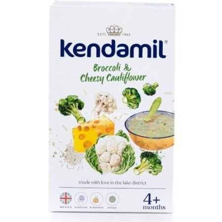 Kendamil Baby milk porridge with broccoli, cheese and cauliflower, 4 months 150 g