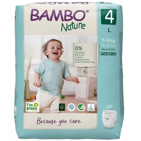 Подгузники-трусики Bambo Nature 4 (7-14 кг) 20 шт