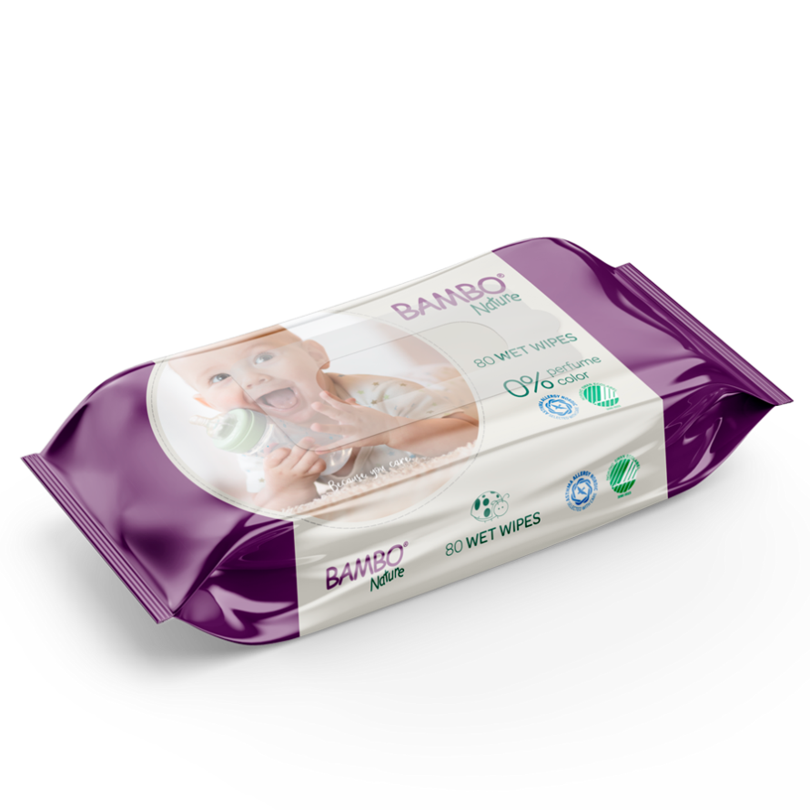 Wet wipes for children Bambo Nature 50 pcs.