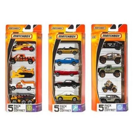 Matte Matchbox 5-Pack Set