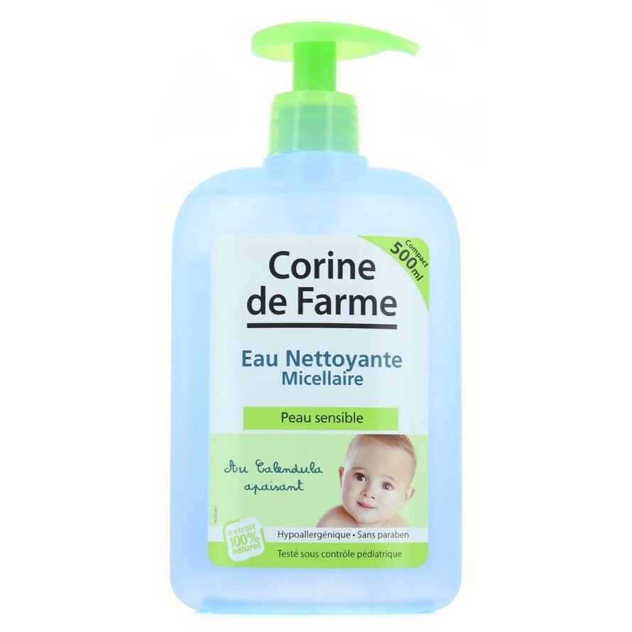 Corine de Farme Baby Agua Limpiadora Micelar water for face and body 500 ml