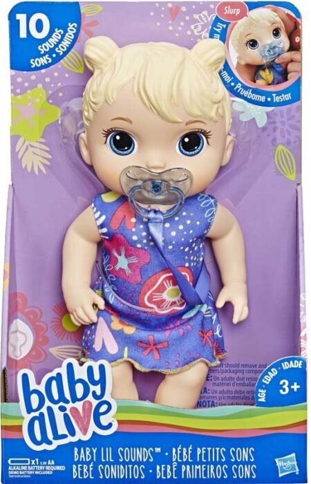 Hasbro Baby Alive Baby Lil Sounds Blonde Hair Wholesale