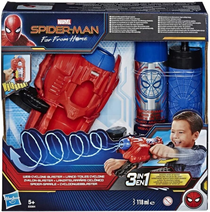 Hasbro Marvel Spider-Man Web Cyclone Blaster 3 In 1 E5364