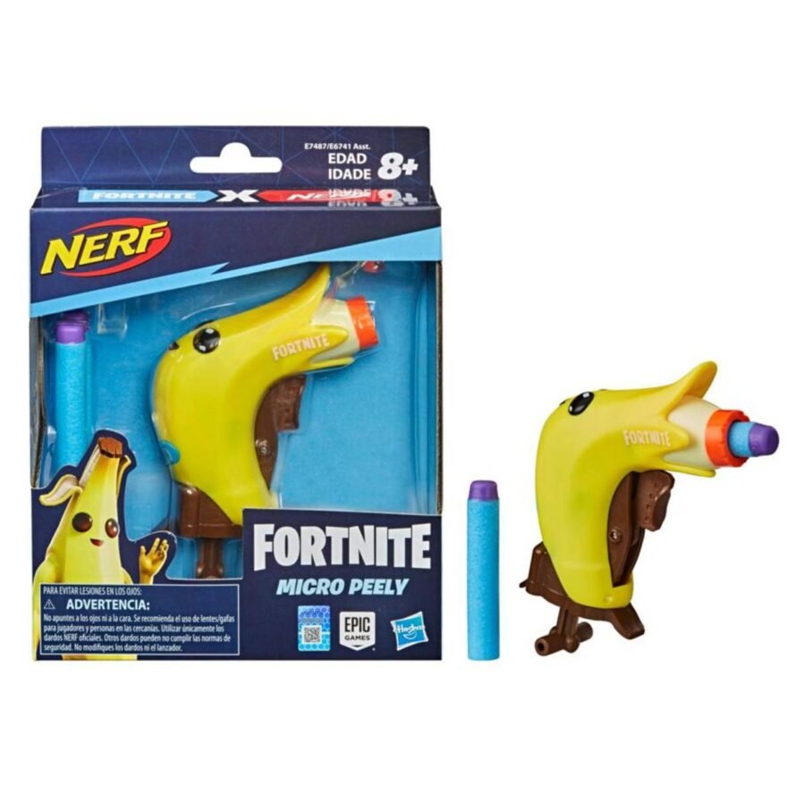 Hasbro Nerf Micro Shots Fortnite Micro Peely Blaster